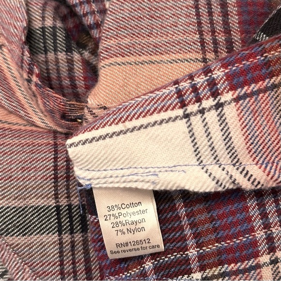 Aratta Silent Journey Mixed Print Flannel Shirt. Size L - Picture 6 of 6